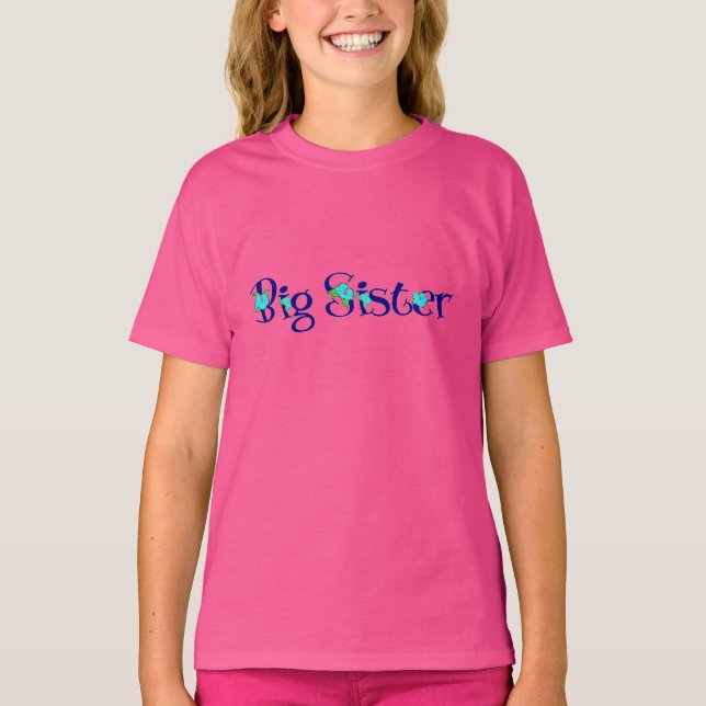 T-shirt Big Soeur - Customisé (Devant)