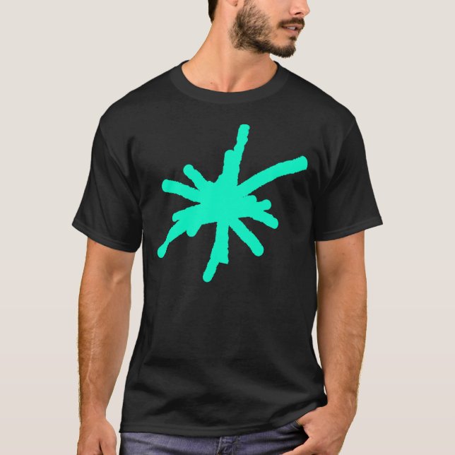 T-shirt Big Spark - Turquoise (Devant)