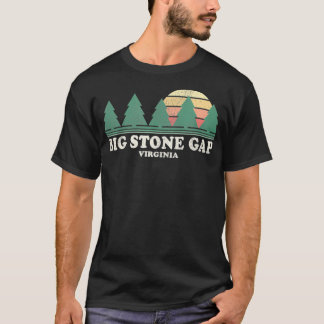 T-shirt Big Stone Gap VA Vintage Throwback Tee Retro les a