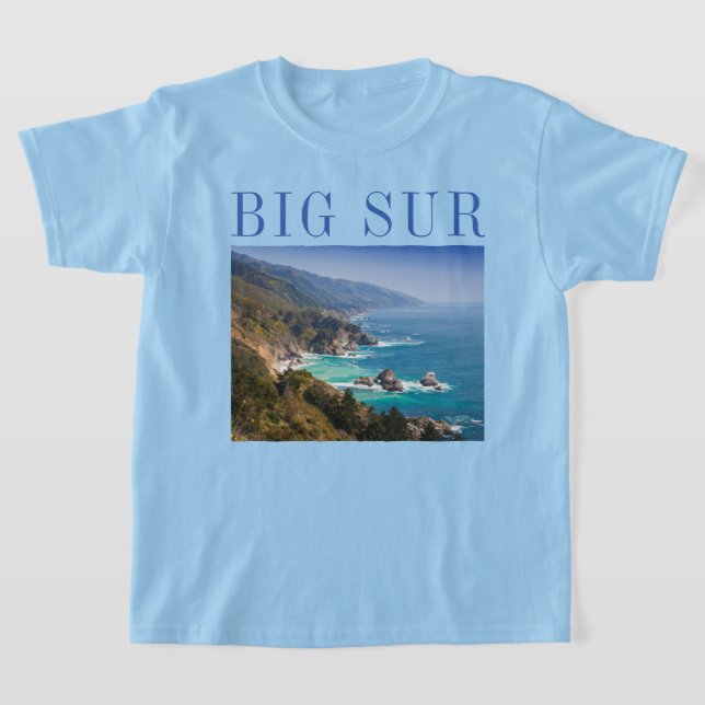 T-shirt Big Sur côte californienne (Poser)