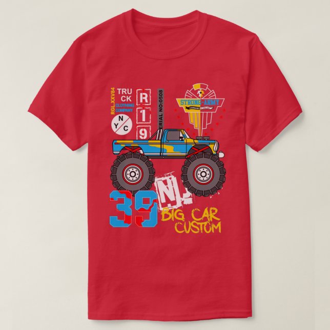 T-shirt Big Truck Custom (Design devant)