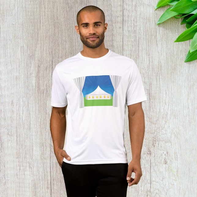 T-shirt Big White Tent Mens Actif (Créateur téléchargé)