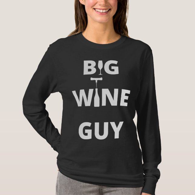 T-shirt Big Wine Guy 64 (Devant)