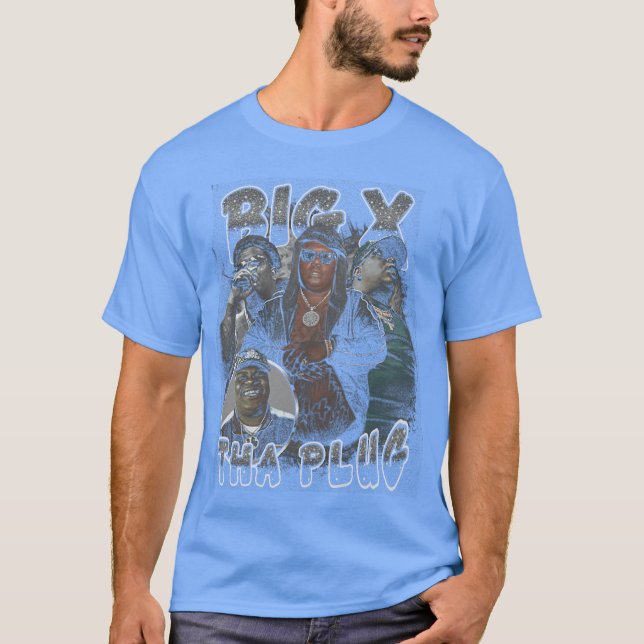 T-shirt Big Xha Plug rétro (Devant)
