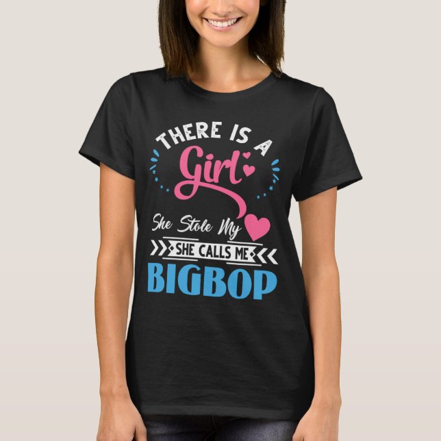 T-shirt Bigbop Father s Day  She Stole My Heart (Devant)