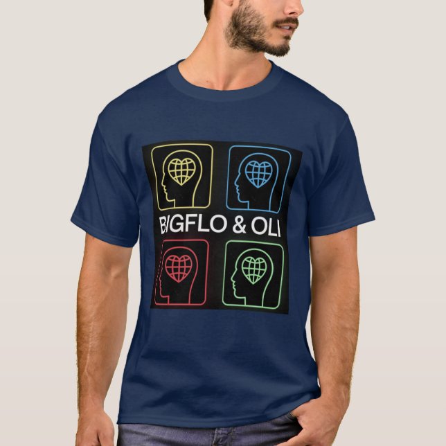 T-shirt BIGFLO OLI rétro (Devant)