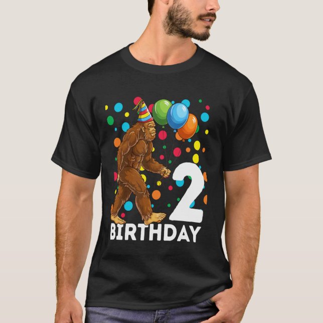 T-shirt Bigfoot 2e anniversaire aimant Sasquatch (Devant)