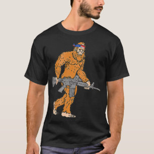 T-shirt Bigfoot 2ème amendement Droit à l'arme à l'ours