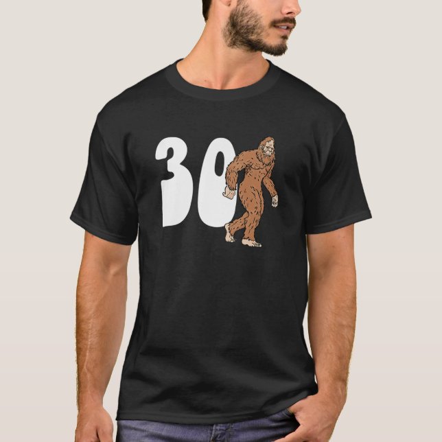 T-shirt Bigfoot 30E Trente Anniversaire Sasquatch 30 Ans (Devant)