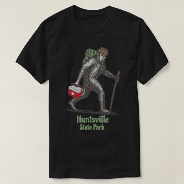 T-shirt Bigfoot à Huntsville State Park Texas So (Design devant)
