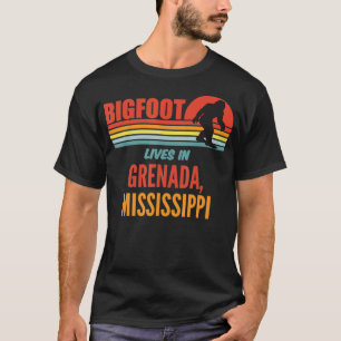 T-shirt Bigfoot À La Grenade Mississippi