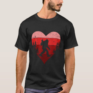 T-shirt Bigfoot Anti Saint-Valentin Sasquatch Croire Amusa