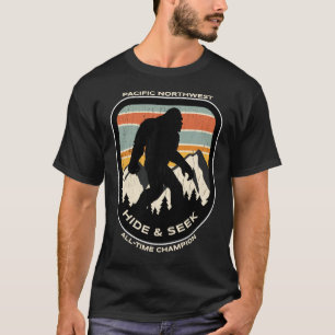 T-shirt Bigfoot Caché et recherche Champ de Pacific n°