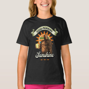T-shirt Bigfoot Café Drôle Humour du Matin