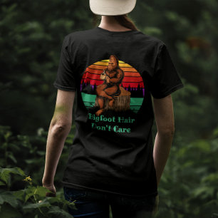 T-shirt Bigfoot Café du matin Bigfoot Cheveux N'ont Cure