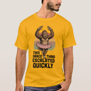 T-shirt Bigfoot Danse Cette Chose de Danse a Augmenté Rapi