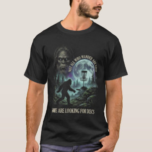 T-shirt Bigfoot de golf drôle joueur de golf de disque gra