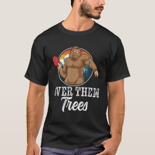 T-shirt Bigfoot Disque Golf Cryptid Sasquatch Disque Golfe