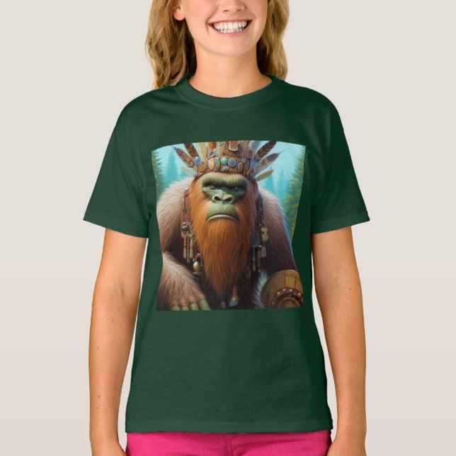 T-shirt Bigfoot Eco Warrior (Devant)