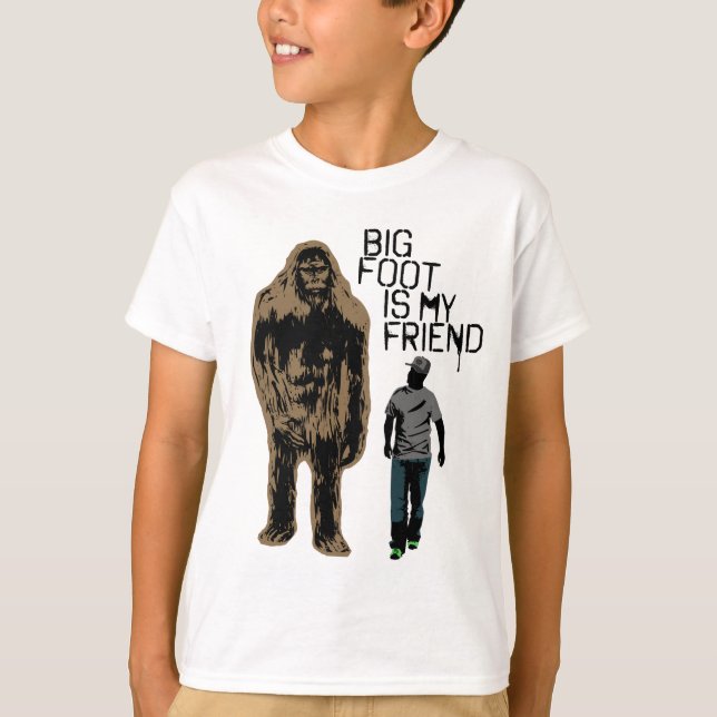 T-shirt Bigfoot est mon ami (Devant)