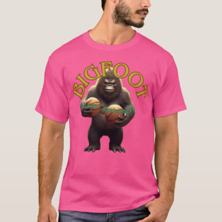 T-shirt Bigfoot Et Basket