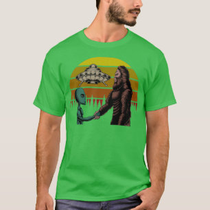 T-shirt Bigfoot et conspiration Alien Bigfoot Sasquatch