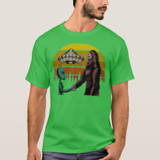 T-shirt Bigfoot et conspiration Alien Bigfoot Sasquatch