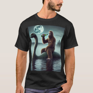 T-shirt Bigfoot et Loch Ness