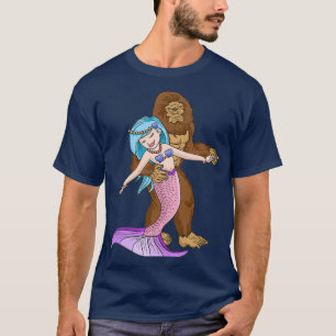 T-shirt Bigfoot et Mermaid Danse de la salle de bal