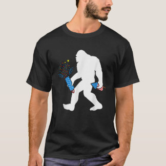 T-shirt Bigfoot Fireworks 4 juillet Bigfoot Amérique