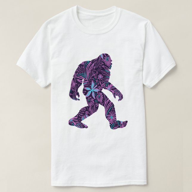T-SHIRT BIGFOOT FLORAL (Design devant)