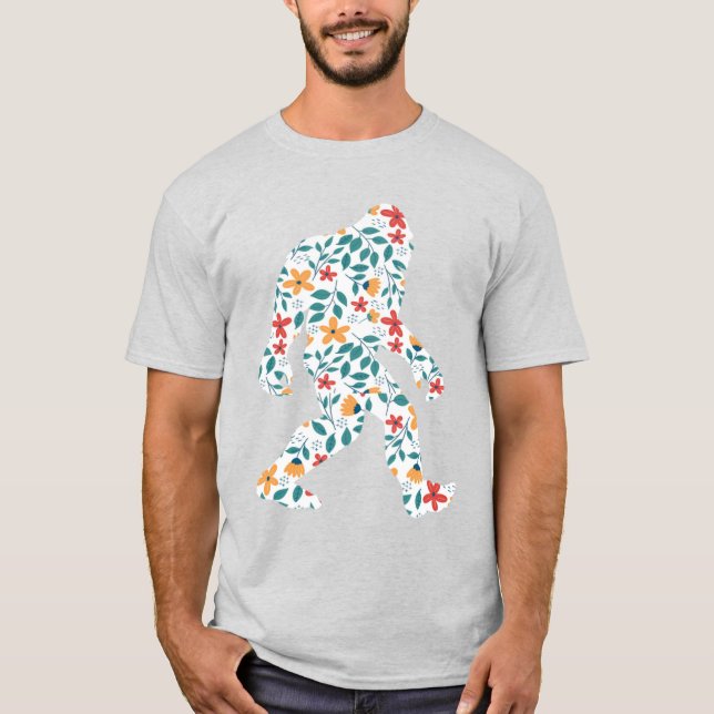 T-SHIRT BIGFOOT FLORAL (Devant)