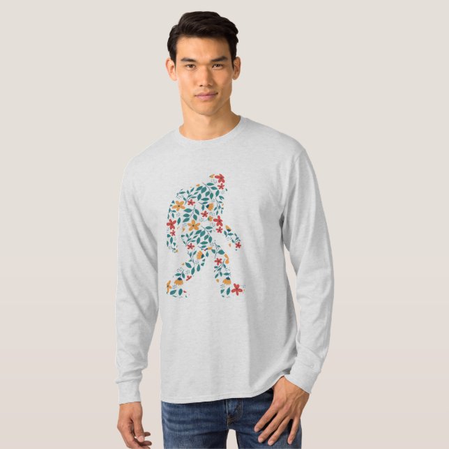 T-SHIRT BIGFOOT FLORAL (Devant entier)