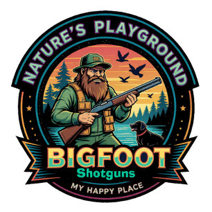 T-shirt Bigfoot Fusils De Chasse Terrain De Jeux De La Nat
