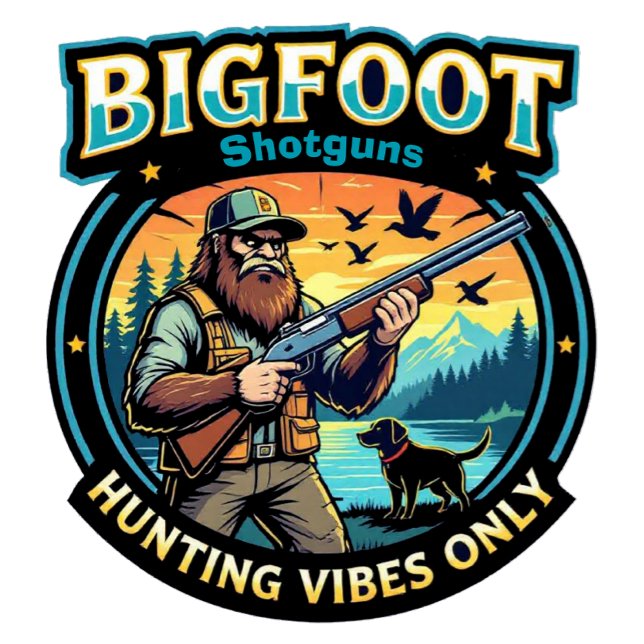 T-shirt Bigfoot Fusils de Chasse Vibes Only (Créateur téléchargé)