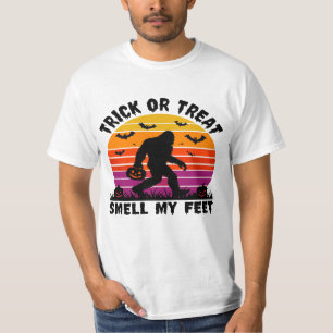 T-shirt Bigfoot Halloween Vintage Sunset