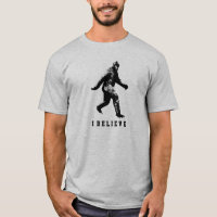 Bigfoot I Believe Customizable Text