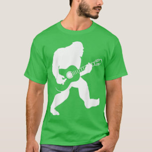 T-shirt Bigfoot jouant de la guitare acoustique Amateurs d