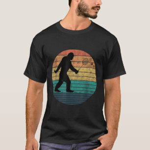 T-shirt Bigfoot Jouer Volant de badminton drôle Badminton