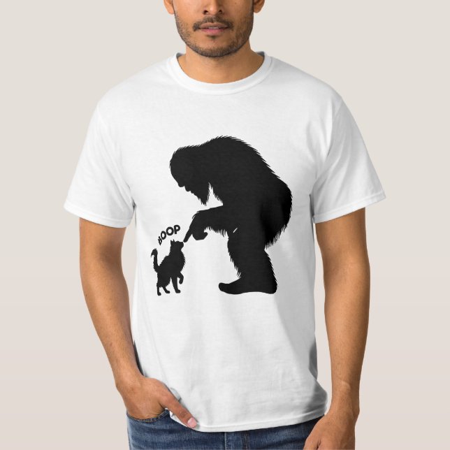 T-shirt Bigfoot Joueuse Chat à Poils Longs Boop (Devant)