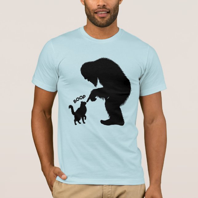 T-shirt Bigfoot Joueuse Chat à Poils Longs Boop (Devant)