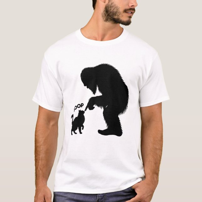 T-shirt Bigfoot Joueuse Chat à Poils Longs Boop (Devant)