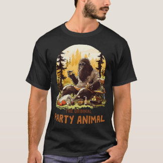 T-shirt Bigfoot la fête d'origine animal