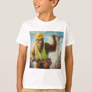 T-shirt Bigfoot le travailleur du bâtiment