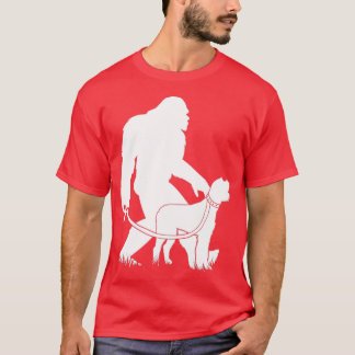T-shirt Bigfoot marcher Pointing À poils durs Griffon Chie