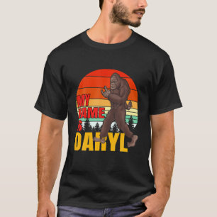 T-shirt Bigfoot Mon Nom Est Daryl Sunset