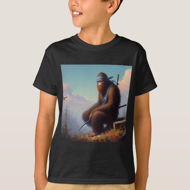 T-shirt Bigfoot Ninja (Devant)