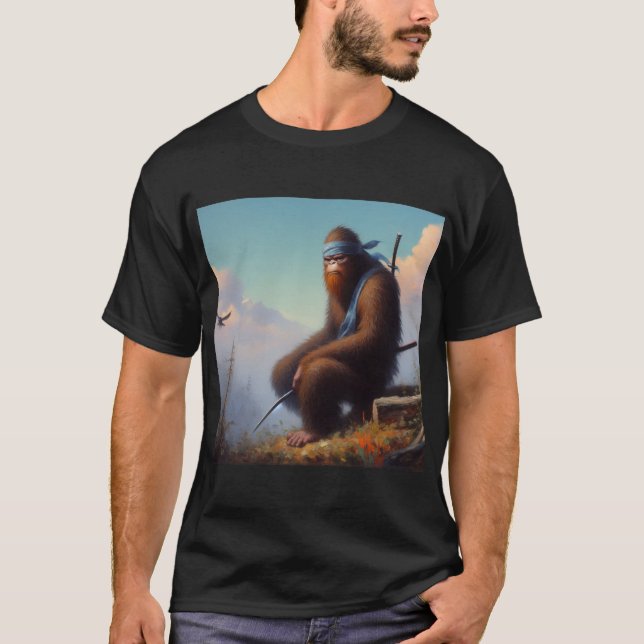 T-shirt Bigfoot Ninja (Devant)
