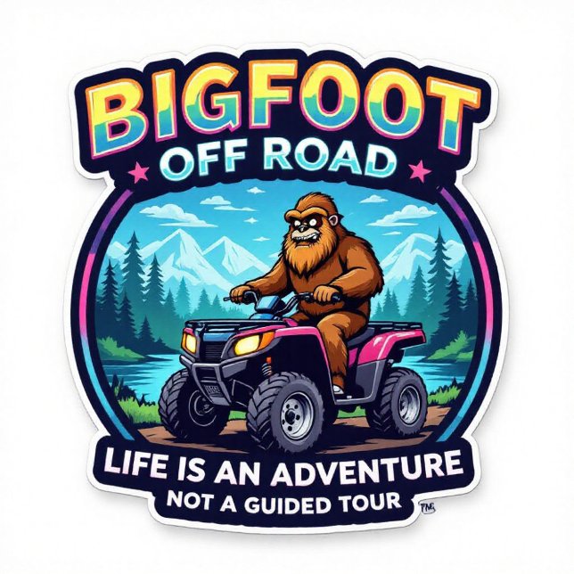 T-shirt Bigfoot Off Road Life is an Adventure (Créateur téléchargé)