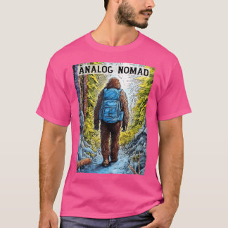 T-shirt Bigfoot Original Analog Nomad - Funny Randonnée Sa